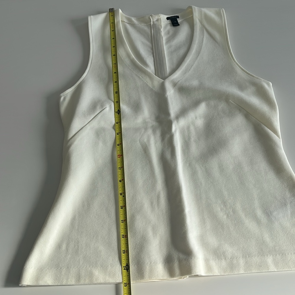 J Crew Women’s Top Cream Size Medium - Picture 6 of 8